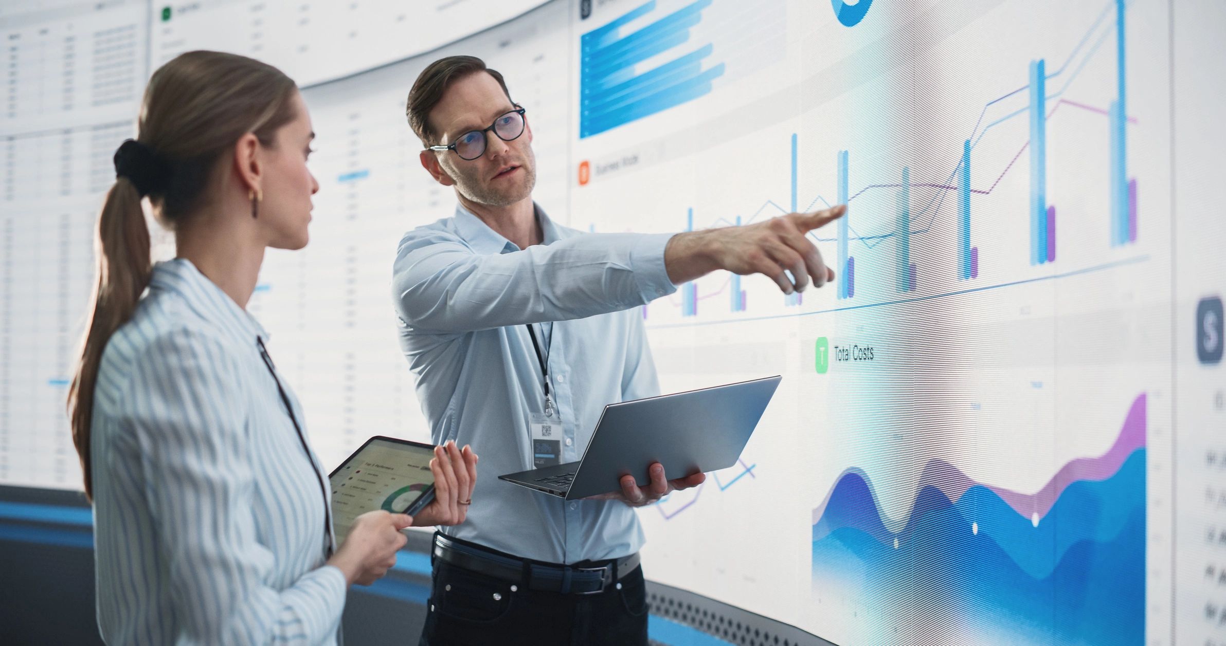 Data analytics visualization